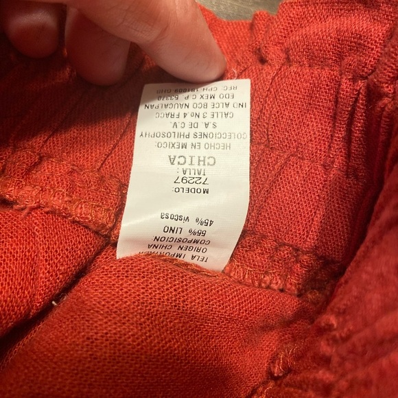 Philosophy Jr Women’s Small Coral Casual Pants - Picture 4 of 7